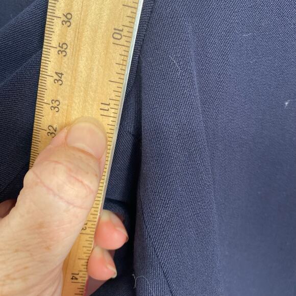 Talbots Pants Women’s 8 Navy High Waisted Straight Classic Career Professional - Picture 7 of 9